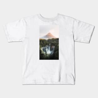 Tumpak Sewu Waterfall 2 Kids T-Shirt